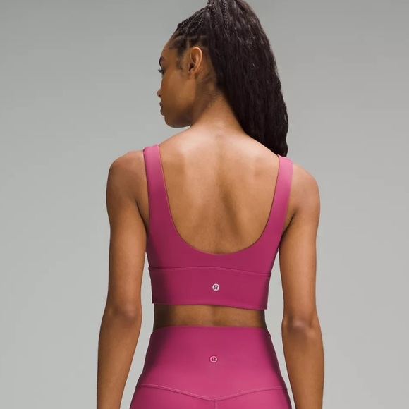 🆕Lululemon Align V-Neck Bra, A/B Cup Size 6 in Washed Mauve - Picture 8 of 15